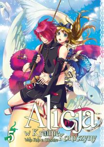 Alicja w Krainie Koniczyny. Tom 5. Autor: Mamenosuke Fujimaru, QuinRose. Multiszop.pl Okładka książki Alicja w Krainie Koniczyny. Tom 5