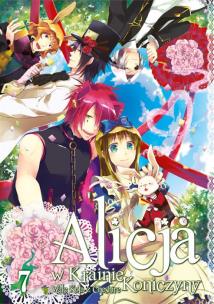 Alicja w Krainie Koniczyny. Tom 7. Autor: Mamenosuke Fujimaru, QuinRose. Multiszop.pl Okładka książki Alicja w Krainie Koniczyny. Tom 7