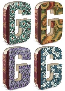 Opakowanie Alphabooks Notatnik litera - G