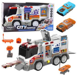 Opakowanie Ambulans karetka miejska napęd światło i dźwięk