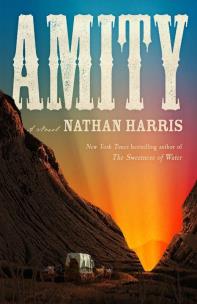 AMITY wer. angielska. Autor: Nathan Harris. Multiszop.pl Okładka książki AMITY wer. angielska