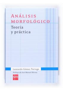 Okładka książki Analisis morfologico Teoria y practica
