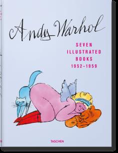 Okładka książki Andy Warhol. Seven Illustrated Books 1952–1959 wer. angielska
