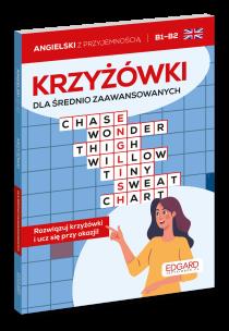 Okładka książki Angielski. Krzyżówki dla średnio zaawansowanych B1-B2
