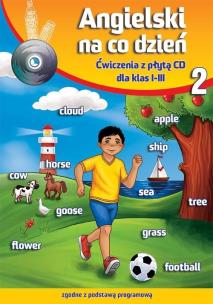 Okładka książki Angielski na co dzień 2 ćw kl. 1-3 SP + CD