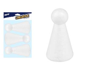 Anioł gładki 11cm 3 sztuki. Wydawca: MFP. Multiszop.pl Opakowanie Anioł gładki 11cm 3 sztuki