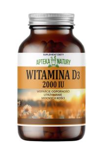 Zdjęcie produktu Apteka Natury Witamina D3 2000IU 120kaps