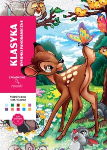 Art therapy. Kolorowanka antystresowa. Disney. Klasyka. Rysunki panoramiczne. Zagadkowe rysunki. Autor: Opracowanie zbiorowe. Multiszop.pl Okładka książki Art therapy. Kolorowanka antystresowa. Disney. Klasyka. Rysunki panoramiczne. Zagadkowe rysunki