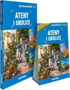 Okładka książki Ateny i okolice light: przewodnik + mapa