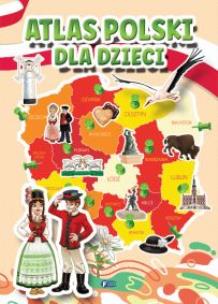 Okładka książki Atlas Polski dla dzieci