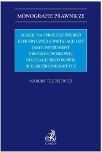 Okładka książki Aukcje na sprzedaż energii elektrycznej z...
