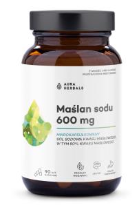 Zdjęcie produktu Aura Herbals Maślan sodu 600mg 90kaps