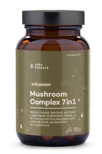 Zdjęcie produktu Aura Herbals Mycodrop mushroom complex 7w1 60kaps