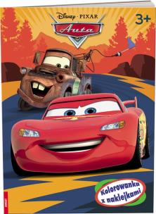 Okładka książki Auta. Kolorowanka z naklejkami