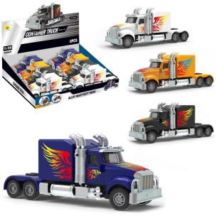 Opakowanie Auto ciężarowe metal ze światłem i dźwiękiem MIX