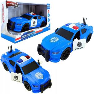 Opakowanie Auto policja z dźwiękiem i światłem