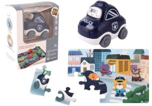 Auto puzzle Przygoda drogowa policja. Wydawca: Pro Kids. Multiszop.pl Opakowanie Auto puzzle Przygoda drogowa policja