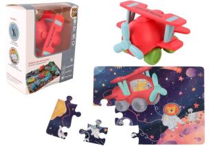 Auto puzzle Przygoda drogowa samolot. Wydawca: Pro Kids. Multiszop.pl Opakowanie Auto puzzle Przygoda drogowa samolot