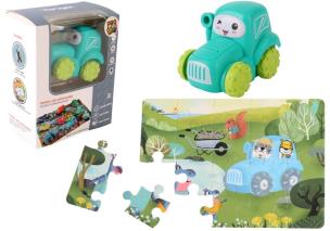 Auto puzzle Przygoda drogowa traktor. Wydawca: Pro Kids. Multiszop.pl Opakowanie Auto puzzle Przygoda drogowa traktor