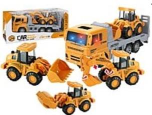 Opakowanie Auto z lawetą i pojazdem budowlany