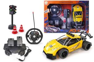 Opakowanie Auto zdalnie sterowane z kierownicą