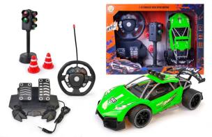 Opakowanie Auto zdalnie sterowane z kierownicą