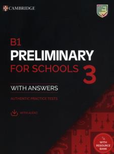 Okładka książki B1 Preliminary for Schools 3 Student's Book with Answers with Digital Pack