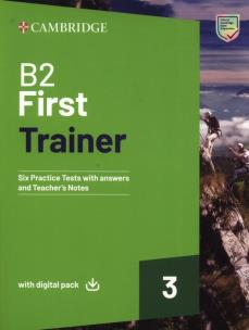 Okładka książki B2 First Trainer 3 Trainer with Answers with Digital Pack