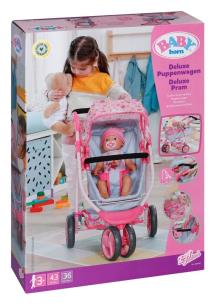 Baby born - Wózek Deluxe Pram. Wydawca: Zapf. Multiszop.pl Opakowanie Baby born - Wózek Deluxe Pram