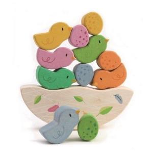 Opakowanie Balansujące małe ptaszki drewniane