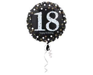 Opakowanie Balon foliowy 18 urodziny okrągły 43cm
