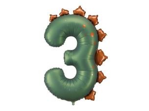 Balon foliowy 3 Dinozaur 92cm. Wydawca: PartyDeco. Multiszop.pl Opakowanie Balon foliowy 3 Dinozaur 92cm