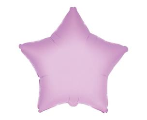 Opakowanie Balon foliowy 46cm Gwiazda różowa delikatna