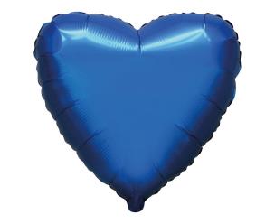 Opakowanie Balon foliowy 46cm Serce satynowy czarny