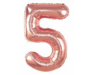 Opakowanie Balon foliowy 5 candy pink 85cm