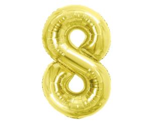 Opakowanie Balon foliowy B&C 8 Light gold 85cm