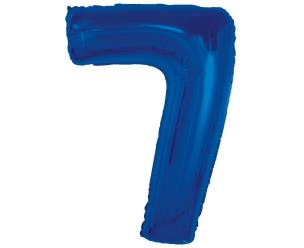 Opakowanie Balon foliowy B&C Cyfra 7 niebieska 92cm