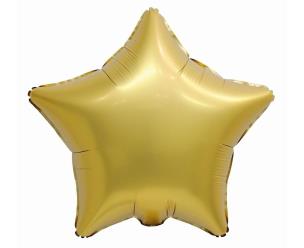 Opakowanie Balon foliowy B&C Gwiazda matowa złoto 44cm