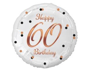 Opakowanie Balon foliowy B&C Happy 60 Birthday 45cm