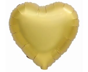 Opakowanie Balon foliowy B&C Serce matowe antyczne złoto 37cm