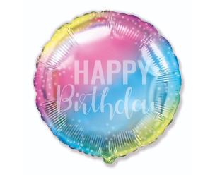 Opakowanie Balon foliowy Birthday gradient 45cm