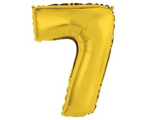 Okładka książki Balon foliowy 'cyfra 7' - ZŁOTA  (35cm)