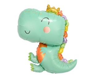Opakowanie Balon foliowy Dino niebieski 47x64cm