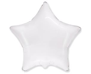 Opakowanie Balon foliowy Gwiazda biała 45cm