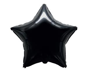 Opakowanie Balon foliowy Gwiazda czarna 45cm