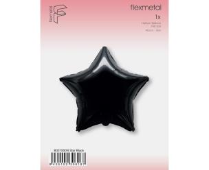 Opakowanie Balon foliowy Gwiazda czarny 45cm