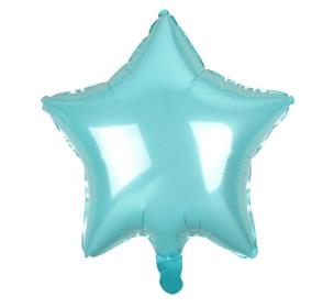 Opakowanie Balon foliowy Gwiazda jasnoniebieska 48cm