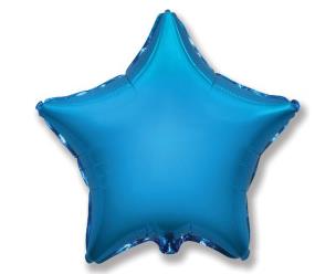 Opakowanie Balon foliowy Gwiazda niebieska 45cm