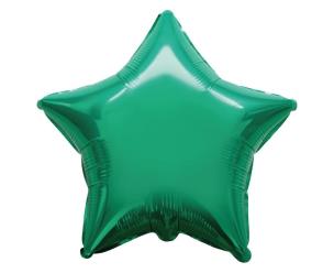 Opakowanie Balon foliowy Gwiazda zielona 45cm