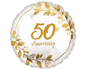 Opakowanie Balon foliowy Happy 50th Anniversary